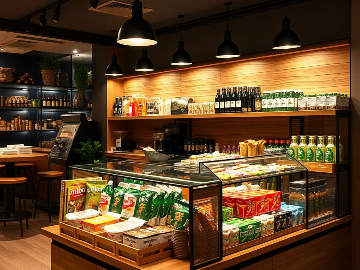 area display cafe